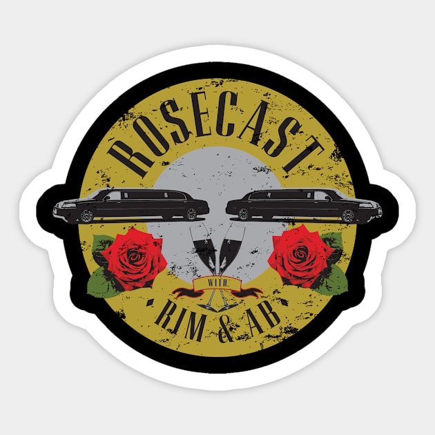 Guns'N'Rosecast Sticker by apanian